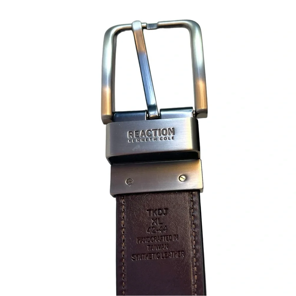 Men’s Kenneth Cole Reaction Reversible Black/Brown Faux Leather Belt